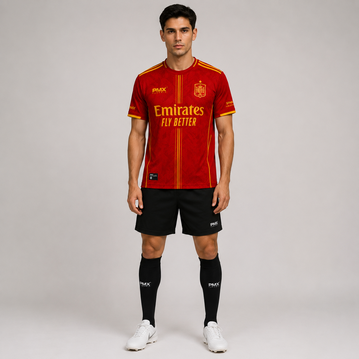 PMX Spain Edition Jersey for Men | Premium Football Sports T-Shirt