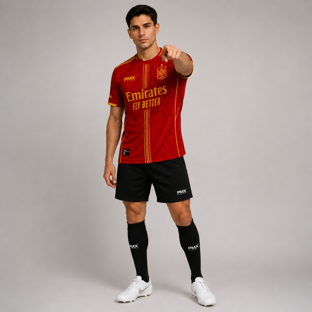 PMX Spain Edition Jersey for Men | Premium Football Sports T-Shirt