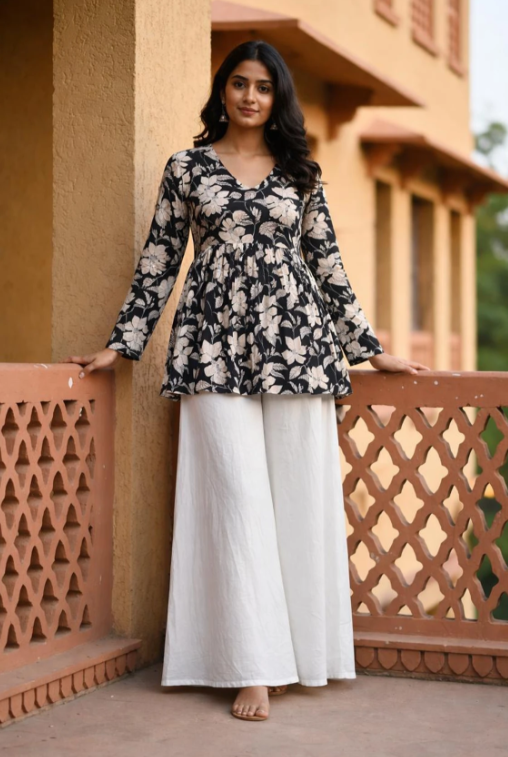 Casual Regular Sleeves Floral Print, Printed Women Maroon Top