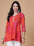 God Bless Casual Regular Sleeves Printed Women Multicolor Top