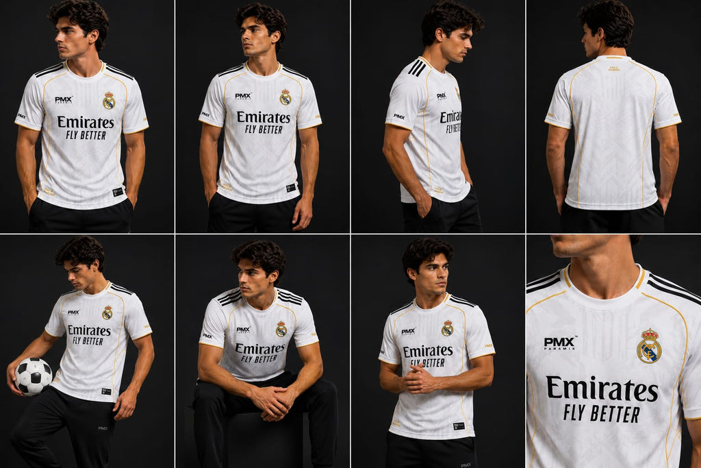 PMX Paramix White Elite Football Jersey | Premium Performance Sports T-Shirt for Men
