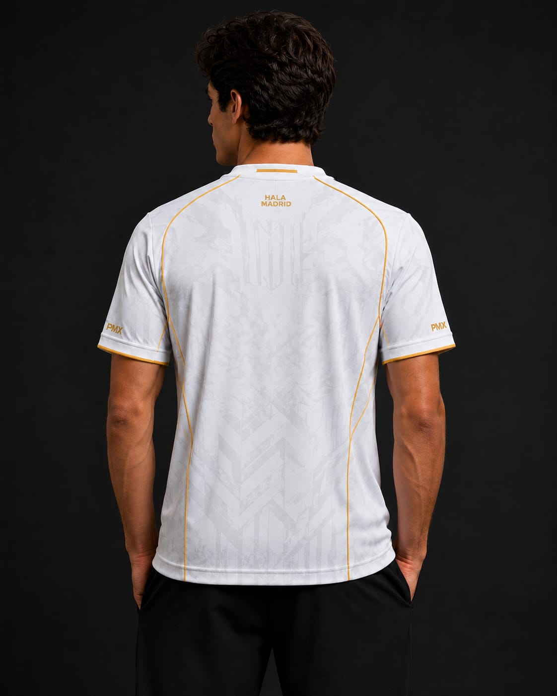 PMX Paramix White Elite Football Jersey | Premium Performance Sports T-Shirt for Men