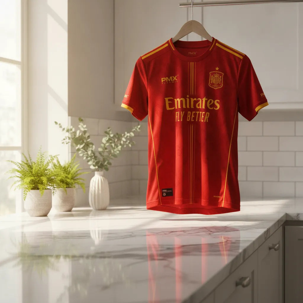 PMX Spain Edition Jersey for Men | Premium Football Sports T-Shirt